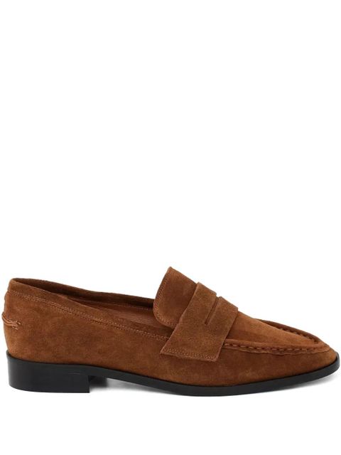 ATP Atelier Airola almond-toe strap loafers - Brown - zdjęcie produktu nr 1
