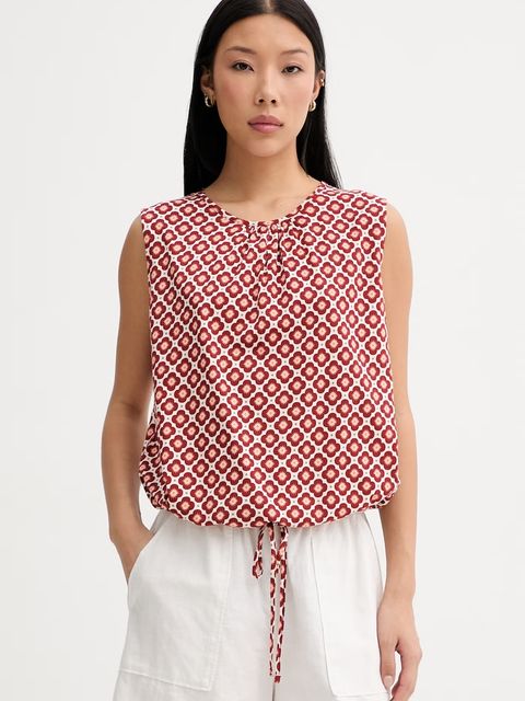 Marc O'Polo bluzka na ramiączkach damska bawełniana - zdjęcie produktu nr 1