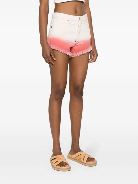 Alanui Bright Hues denim shorts - Neutrals