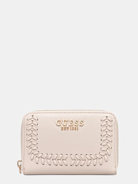 Guess portfel TATUM damski kolor beżowy SWNG96 67140 - zdjęcie produktu nr 1