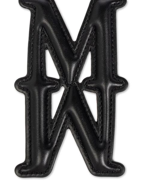 Max Mara logo bag charm - Black