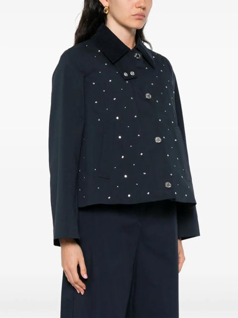 Maje single-breasted jacket - Blue