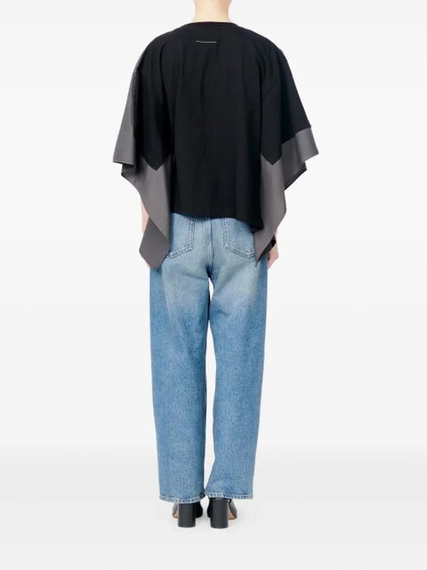 MM6 Maison Margiela round-neck blouse - Black