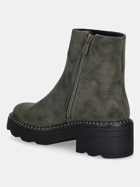 U.S. Polo Assn. botki HANNAH002 damskie kolor zielony na słupku HANNAH002W/EH1