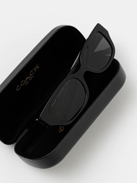 Coach okulary przeciwsłoneczne damskie kolor czarny 0HC8439U - zdjęcie produktu nr 2