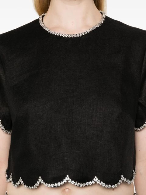 ZIMMERMANN Crush top - Black - zdjęcie produktu nr 2