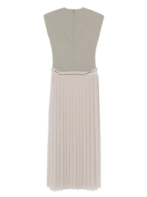 AMI Paris plissé-detail dress - Grey - zdjęcie produktu nr 2