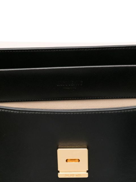Jacquemus The Rond Carré shoulder bag - Black