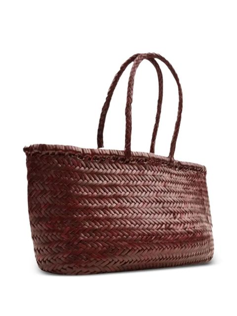 DRAGON DIFFUSION braided-handle tote bag - Red