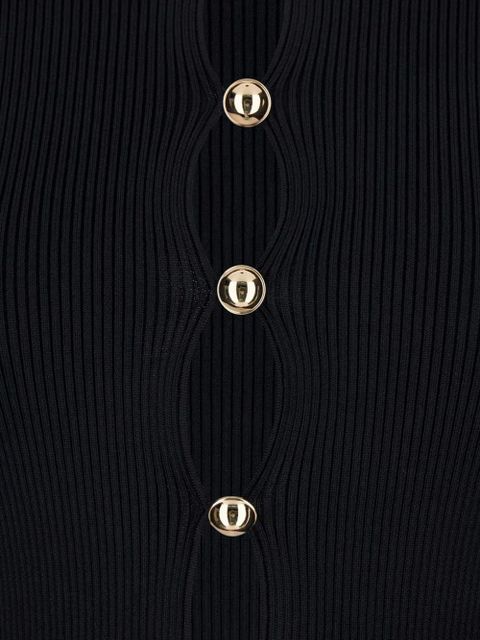 Self-Portrait knitted cardigan - Black