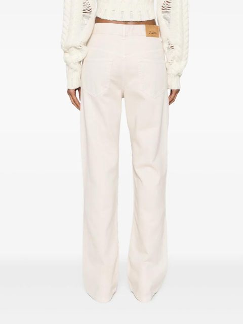 ISABEL MARANT Belvira high-rise bootcut jeans - Neutrals