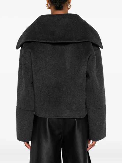 Nanushka oversize-collar sweater - Grey