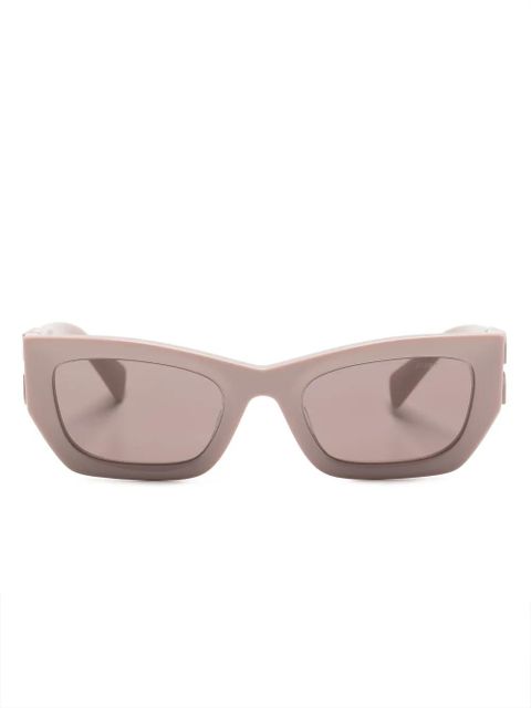 Miu Miu Eyewear Runway rectangle-frame sunglasses - Pink - zdjęcie produktu nr 1