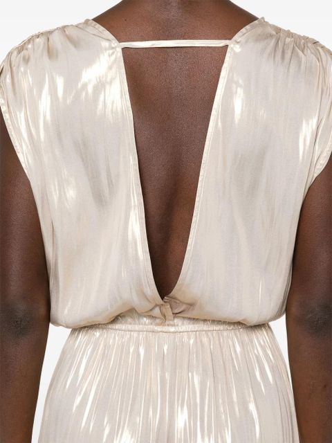 Zadig&Voltaire Ritmic maxi dress - Gold