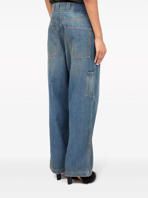 Maison Margiela Americana wide-leg jeans - Blue