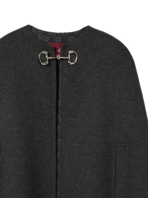 Gucci Horsebit pocket cape - Grey - zdjęcie produktu nr 2