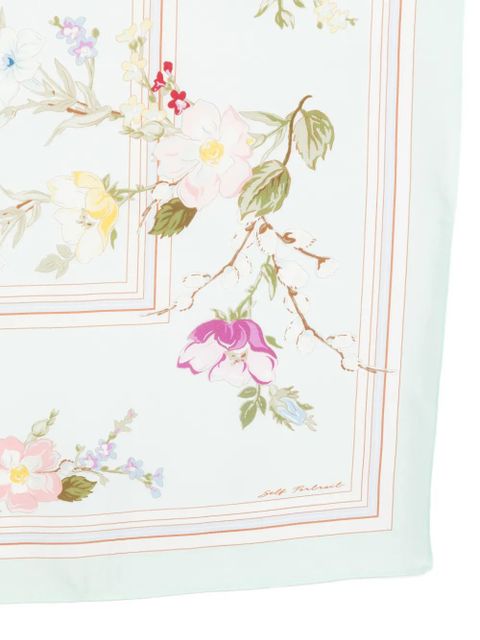 Self-Portrait floral scarf - Green - zdjęcie produktu nr 2