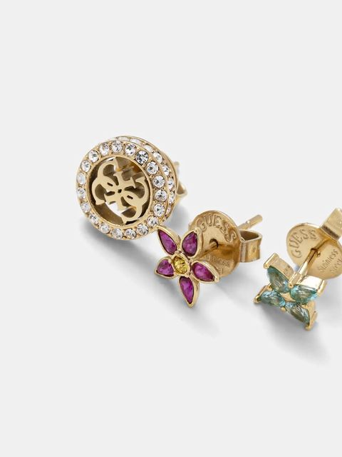 Guess kolczyki SECRET GARDEN 3-pack - zdjęcie produktu nr 2
