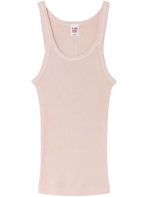 RE/DONE x Hanes ribbed tank top - Pink - zdjęcie produktu nr 1