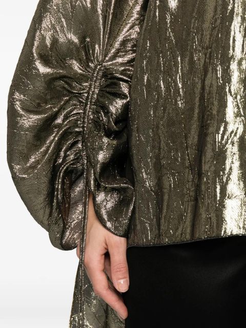 Lanvin button asymmetric top - Gold