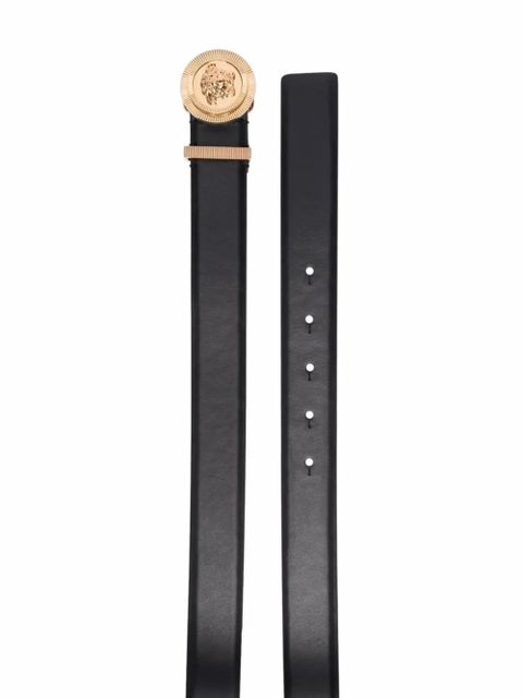 Versace Medusa Biggie leather belt - Black - zdjęcie produktu nr 2