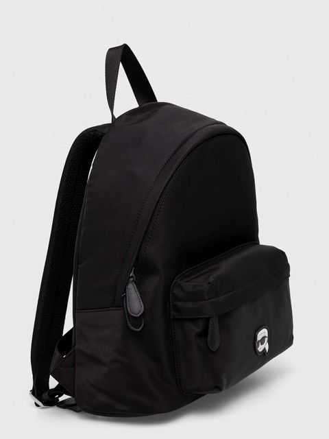 Karl Lagerfeld plecak kolor czarny mały gładki - zdjęcie produktu nr 2