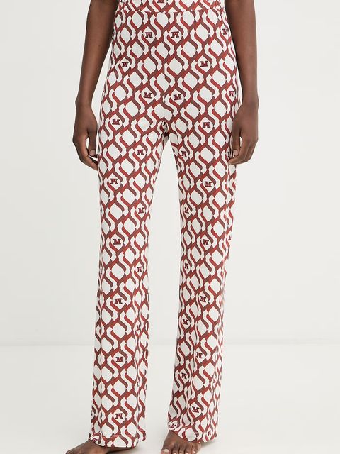 Max Mara Beachwear spodnie damskie z wiskozy ABATE - zdjęcie produktu nr 1