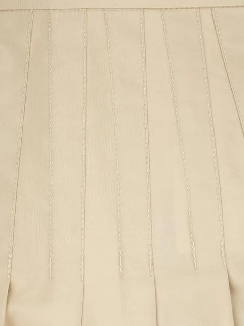 Max Mara Mstopera pleated maxi skirt - Neutrals