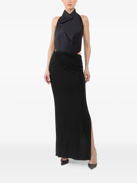 Magda Butrym draped halterneck evening dress - Blue - zdjęcie produktu nr 2