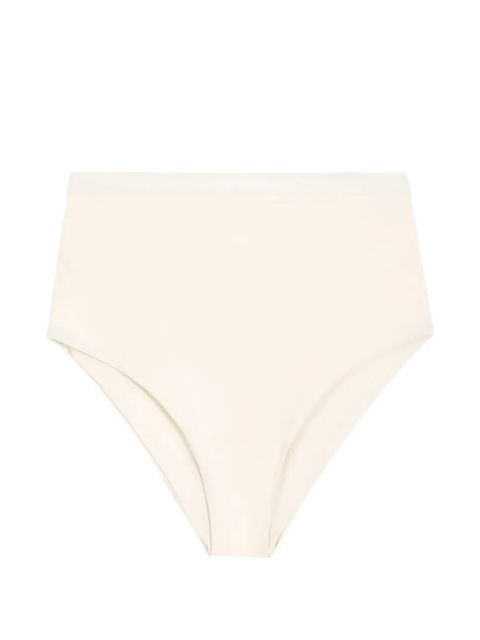 Jil Sander contrast-logo bikini bottom - Neutrals - zdjęcie produktu nr 1