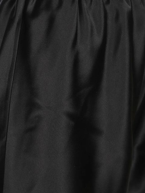 Almada Label satin shorts - Black