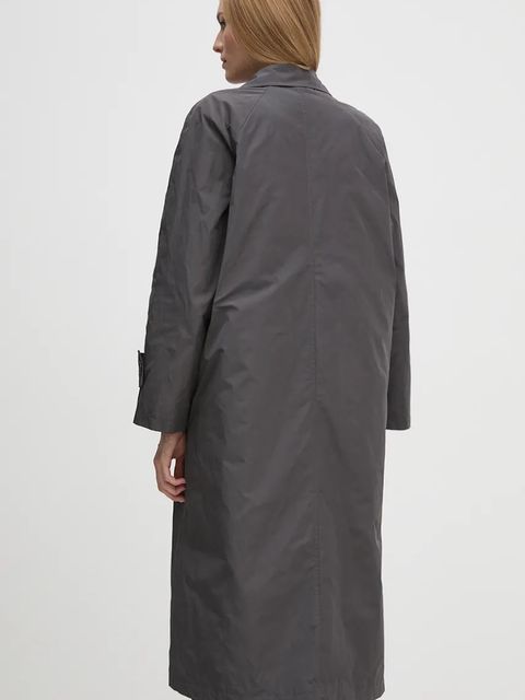 Sandro Ferrone płaszcz damski kolor szary przejściowy oversize SFS15YBEALASKA