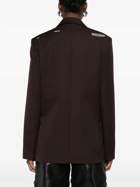 Off-White wool blazer - Brown