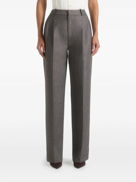 Manière De Voir Julie pleat trousers - Grey