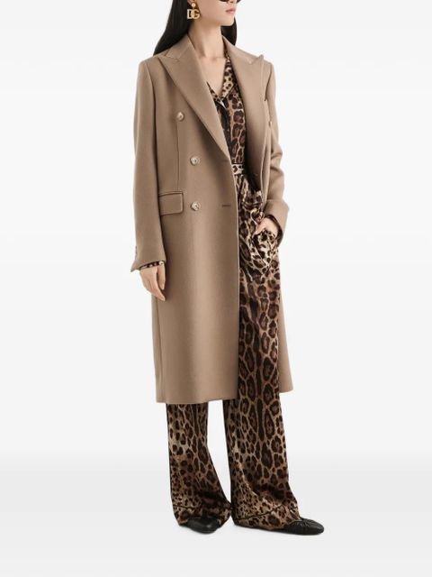 Dolce & Gabbana double-breasted coat - Brown - zdjęcie produktu nr 2