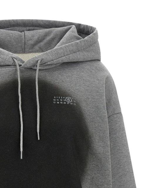 MM6 Maison Margiela printed hoodie - Grey - zdjęcie produktu nr 2