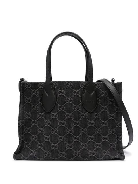 Gucci medium Ophidia GG tote bag - Black - zdjęcie produktu nr 1
