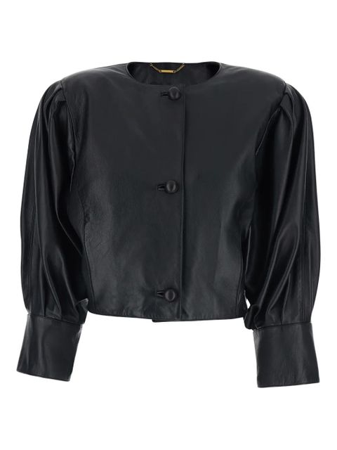 Chloé button lamb jacket - Black - zdjęcie produktu nr 1