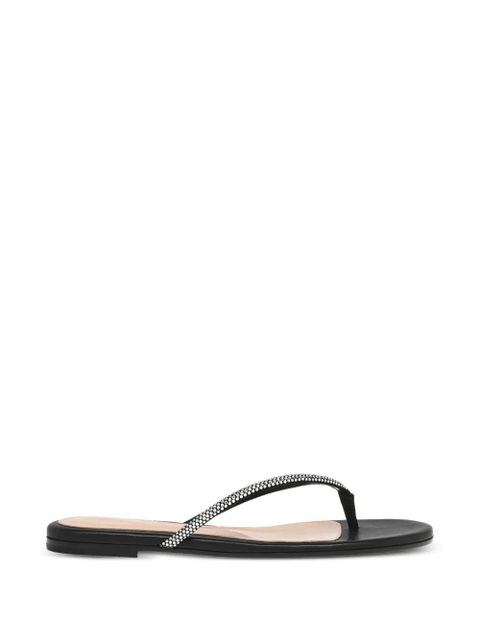 Gianvito Rossi embellished thong sandals - Black - zdjęcie produktu nr 1