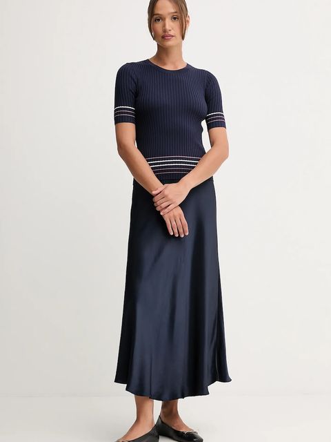 United Colors of Benetton sweter damski kolor granatowy 1E3RE10EK - zdjęcie produktu nr 2