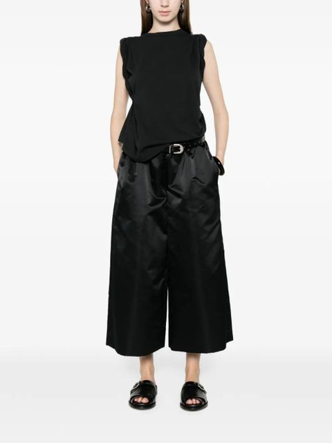 Comme Des Garçons elasticated palazzo pants - Black
