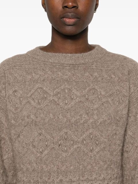 LouLou de Saison Pelagia mini dress - Neutrals