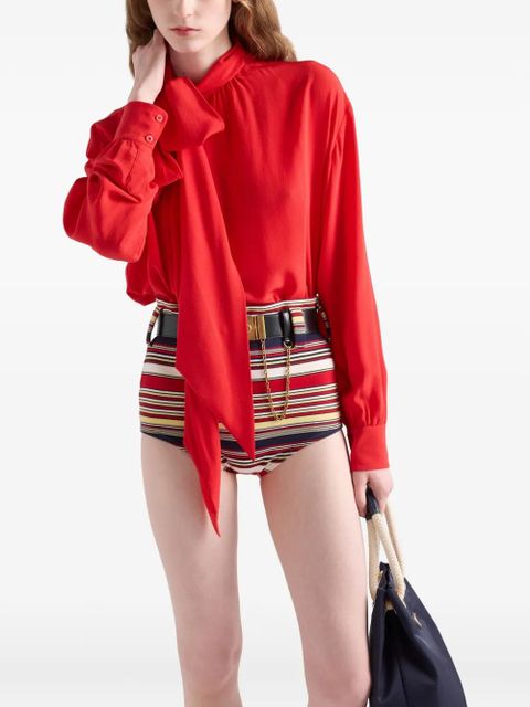 Prada Marocain shirt - Red