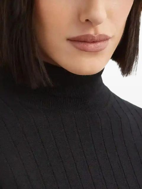 Moncler logo-patch ribbed hat - Neutrals