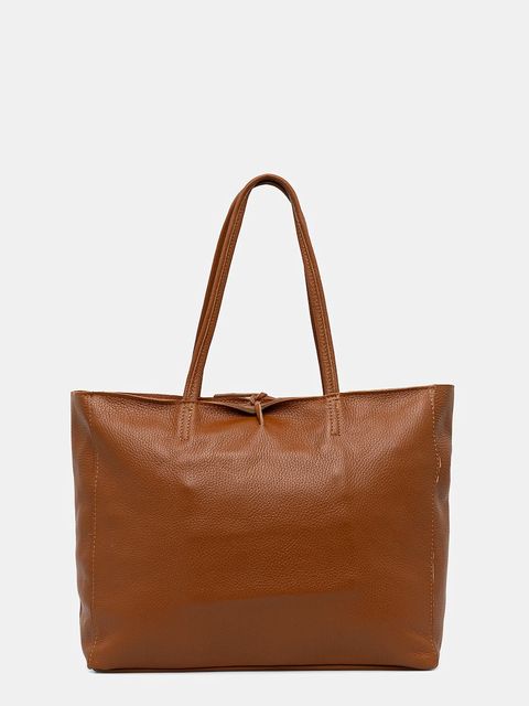 Answear.LAB torebka skórzana kolor brązowy - zdjęcie produktu nr 1