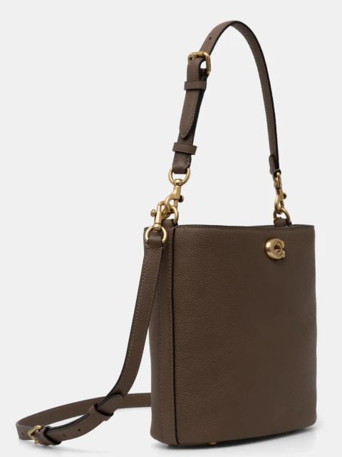 Coach torebka WILLOW kolor brązowy CW625