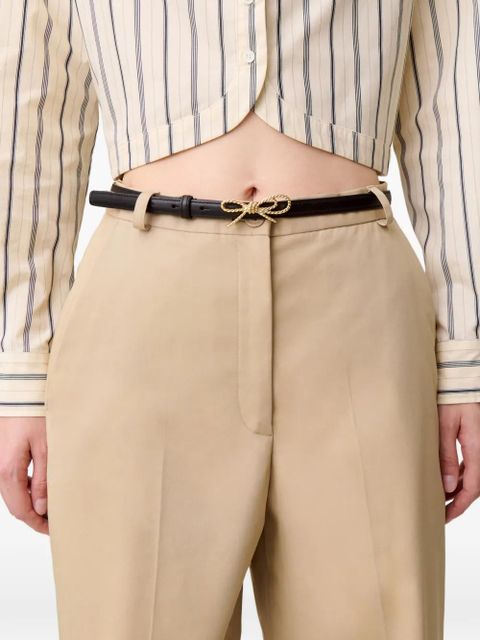 Claudie Pierlot bow buckle belt - Black