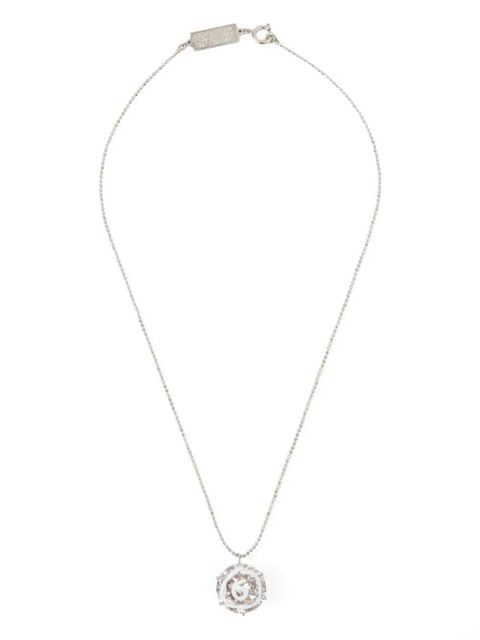 MM6 Maison Margiela swirl-pendant necklace - Silver - zdjęcie produktu nr 1