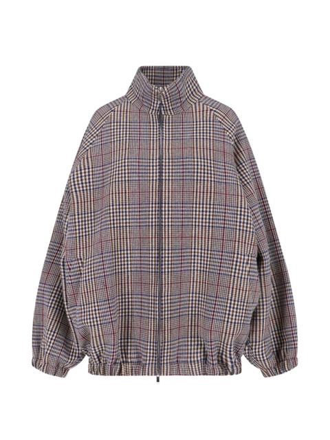 The Frankie Shop Baxter plaid-pattern bomber jacket - Grey - zdjęcie produktu nr 1