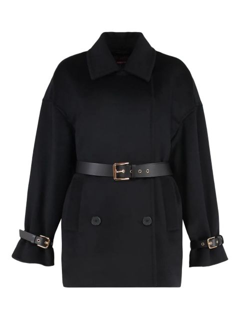 Max Mara double-breasted belted jacket - Black - zdjęcie produktu nr 1